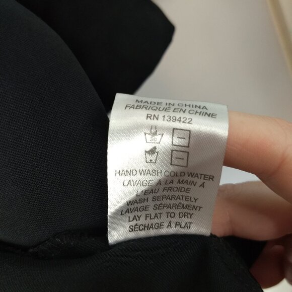 Tobi Black Lightweight Waterfall Open Front Jacket Size Small Oversized Blazer - Picture 9 of 13